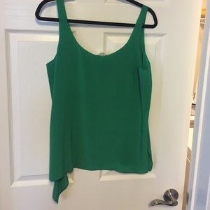 Club Monaco green silk cami
