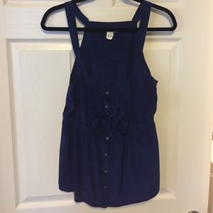 Anthropologie purple tank