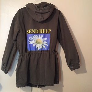 UNIF 🌸 Send Help Parka Grunge Jacket
