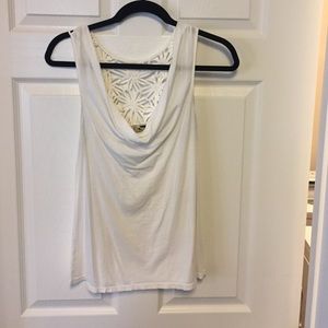 Anthropologie white tank