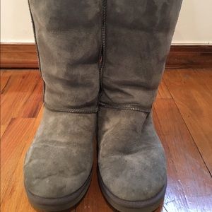 Women's Grey Ugg Boots size 10