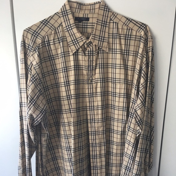Burberry mens dress shirt