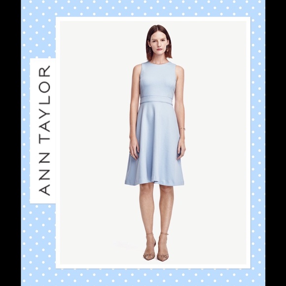Ann Taylor Texturized Knit Flare Dress - New - Picture 1 of 3