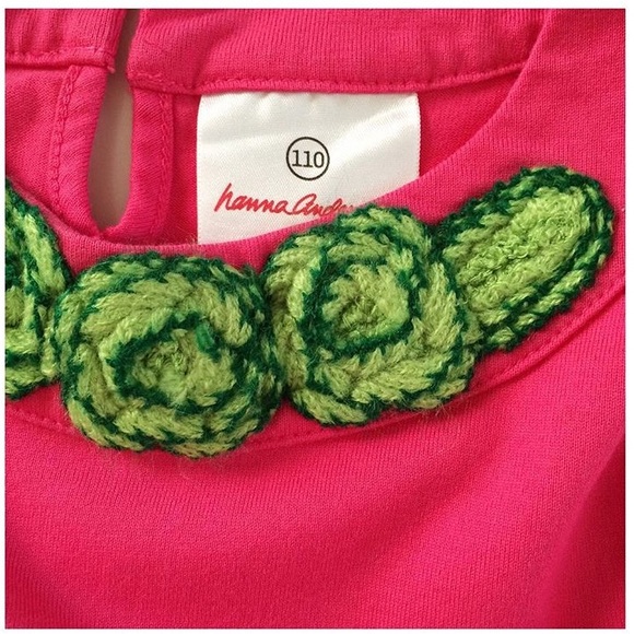 HANNA ANDERSON Pink Peasant Style Dress - Picture 2 of 2