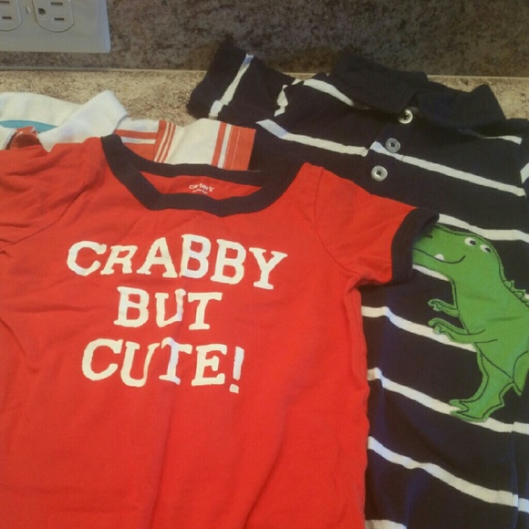 BOYS ONESIE T SHIRTS 3 - 6 MTHS 6 MTHS LOT - Picture 1 of 4