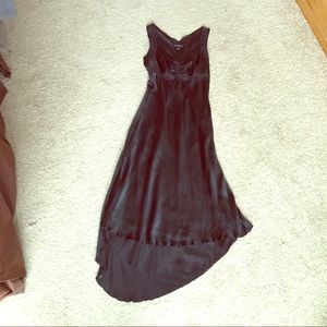 Black Silk Slip Dress