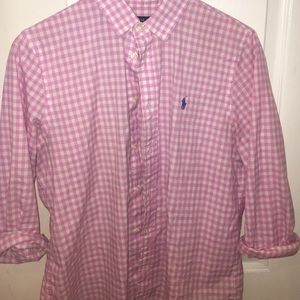 Polo Ralph Lauren Pink gingham short sz Large