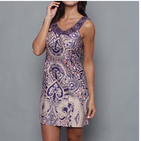 Free People Dresses & Skirts - Free people purple beaded dress