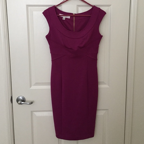 Fuscia Sleeveless Semi-Formal Dress