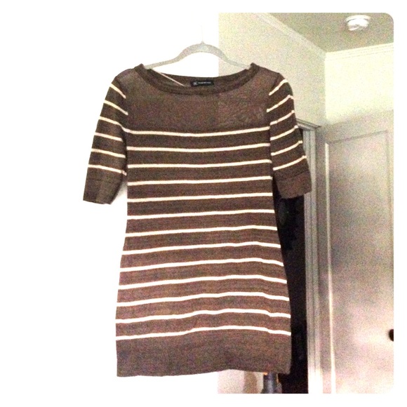 Striped sweater dress