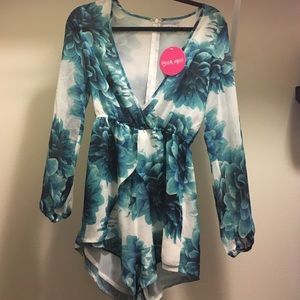 Tigermist Lotus Floral Romper