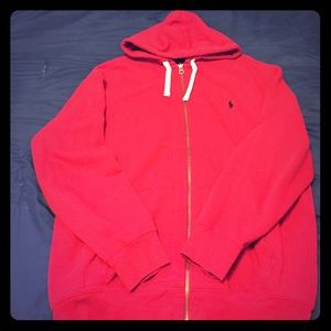 Red Ralph Lauren Hoodie