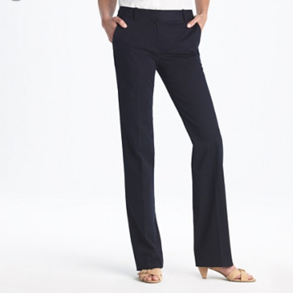 Navy J.crew Cafe Trousers