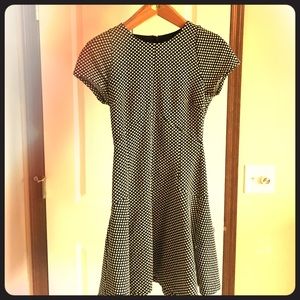Banana Republic Polka Dot Flounce Dress