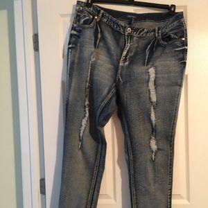 Plus sized denim