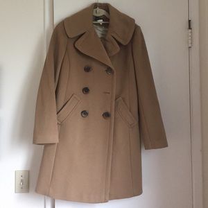 J crew wool trench / peacoat