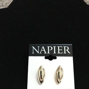 Gold tone Napier Earrings. Brand new