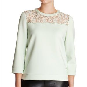 LAST DAY🔥FINAL PRICE🔥Ted Baker Mint Lace Shirt