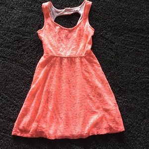 Coral dress