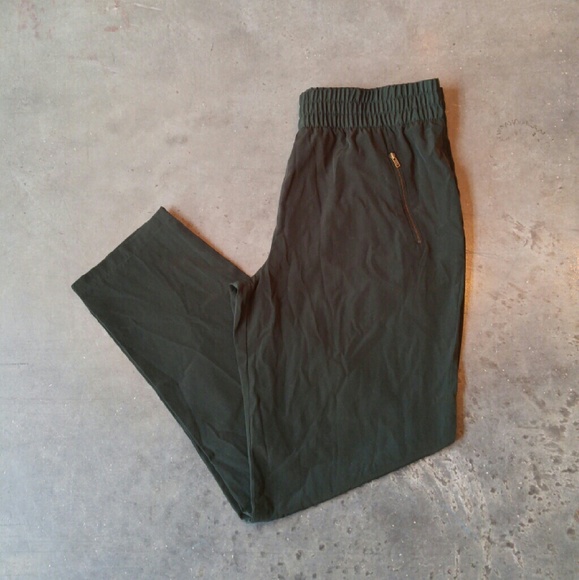 Mossimo Supply Co. Pants - Mossimo Green Zip Pocket Silky Pants