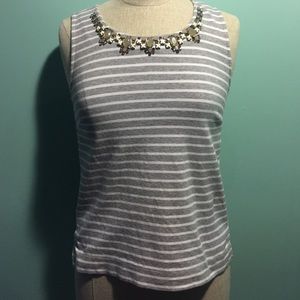 J. Crew Striped Tank-Top