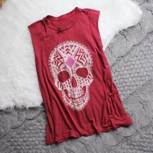 Urban Outfitters Skull Muscle Tee