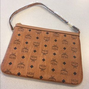 AUTHENTIC MCM COGNAC HANDBAG