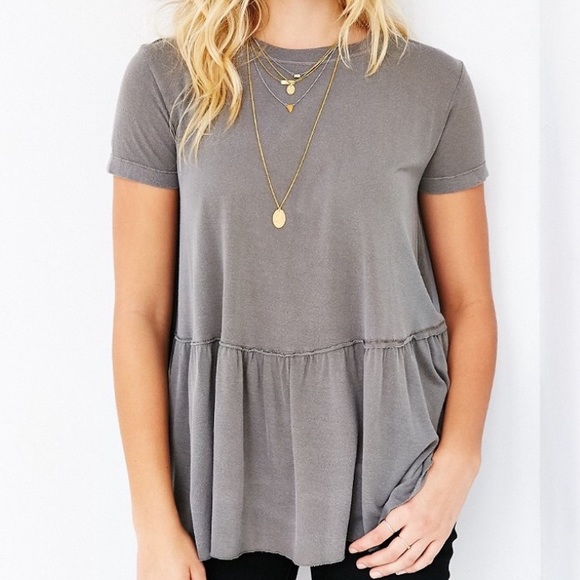 Urban Outfitters Peplum Tee