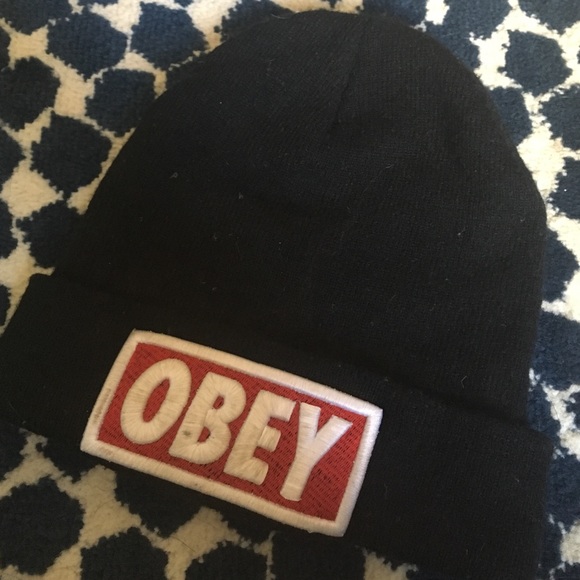Obey Black Beanie