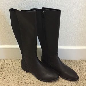 Kenneth Cole leather riding boots