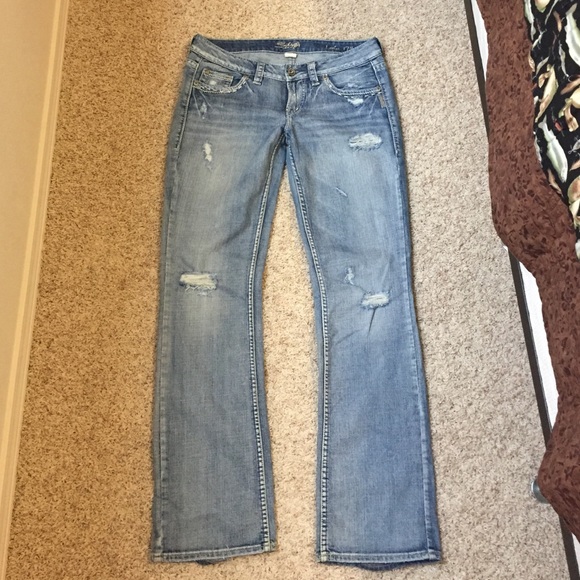 Silver jeans