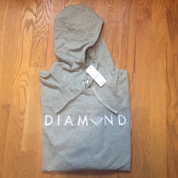 Brand new! Gray Diam💎nd hoodie