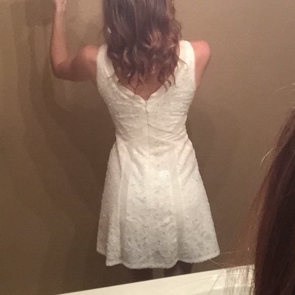 BCBG Gracie Lace-Block Dress - Picture 2 of 4