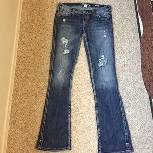 Silver jeans. Frances 18" bootcut.