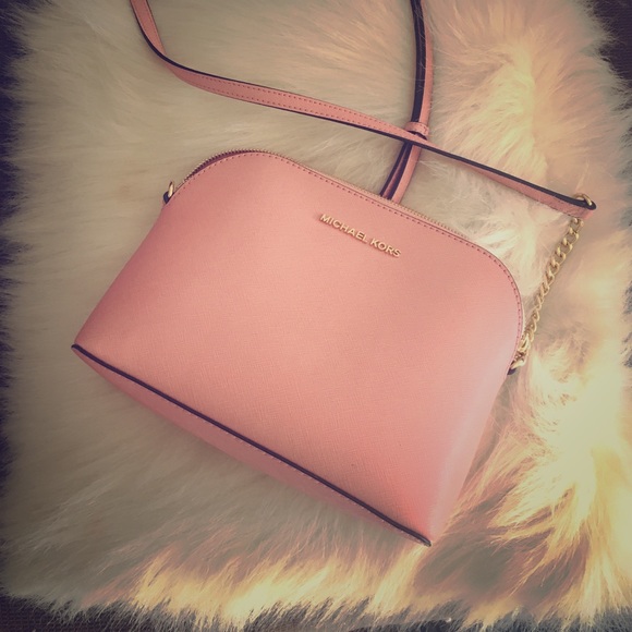 Michael Kors soft pink cross body