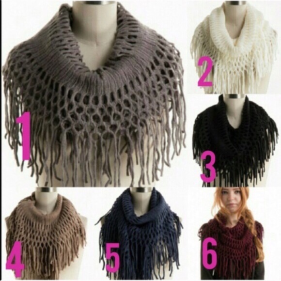 Fall Fringe Scarf⭐️️ 2 Taupe Available only $7 - Picture 2 of 4