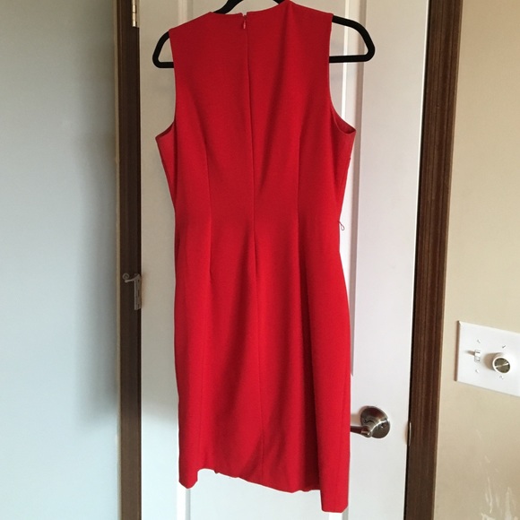 Red Front Ruffle Dress - Picture 2 of 2