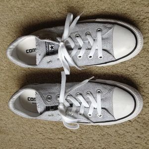 Grey/white Converse