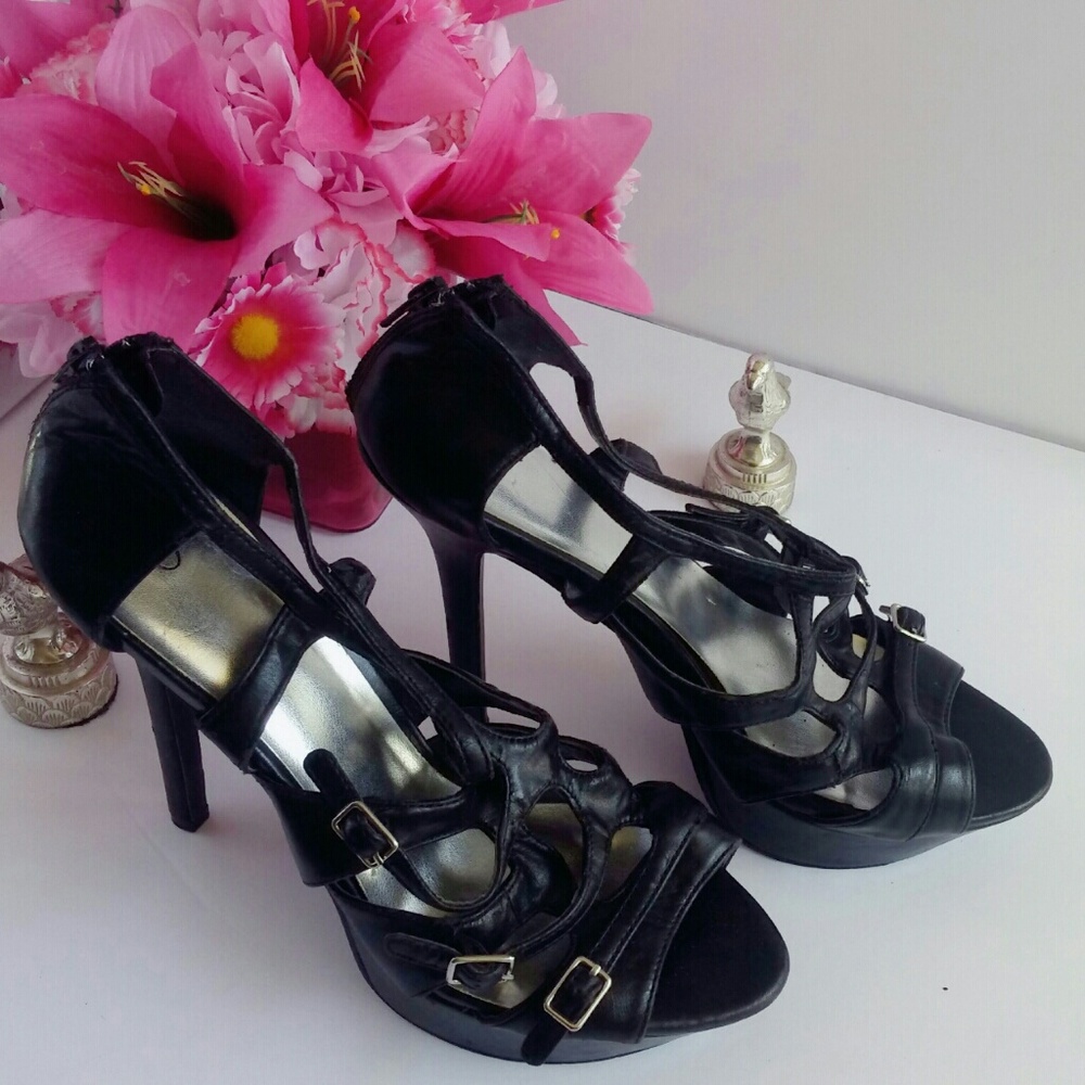 *Sale* Back Strappy Joey Brand Tall Stilettos