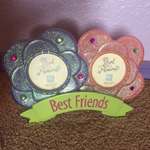 RUSS styled "Best Friends" double picture frame.