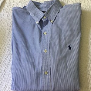 Ralph Lauren Striped Long Sleeve Button Down Shirt