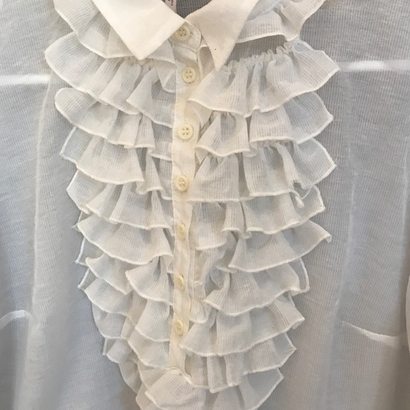 Free People ruffled blouse - Picture 2 of 4