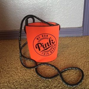 Victoria Secret Pink drink cup carrier.