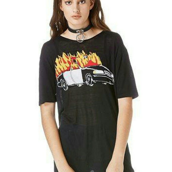 UNIF ACAB Sweater Tee - New W/O Tags