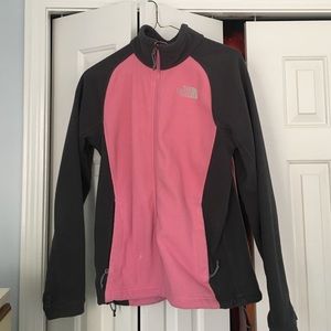 The Northface pink and grey jacket