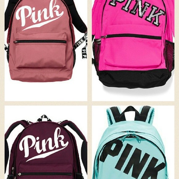 Pink backpack