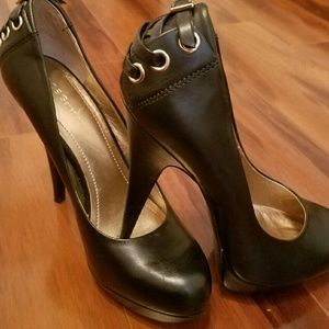 Naughty BCBG Black SeXy Stilettos