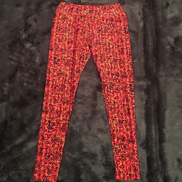 Floral Lularoe TC Leggings