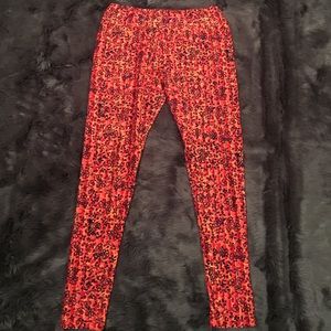 Floral Lularoe TC Leggings