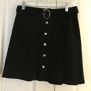 Zara suede mini skirt - brand new